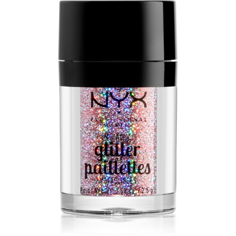 NYX Professional Makeup Glitter Goals Metálos csillámpor az arcra és a testre árnyalat 03 Beauty Beam 2.5 g-Ár