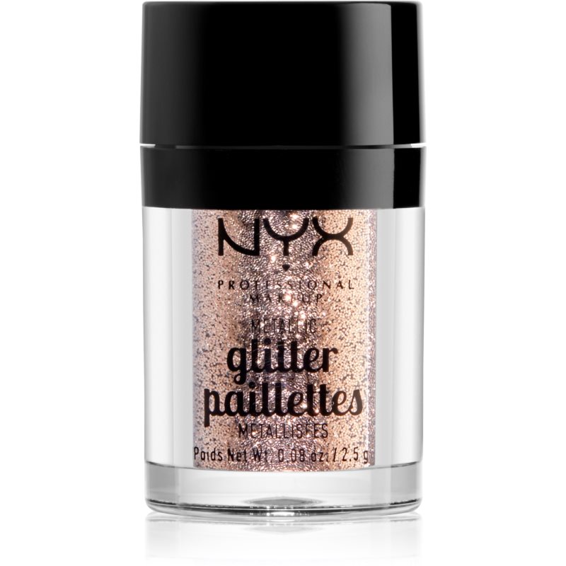 NYX Professional Makeup Glitter Goals Metálos csillámpor az arcra és a testre árnyalat 04 Goldstone 2.5 g-Eredeti
