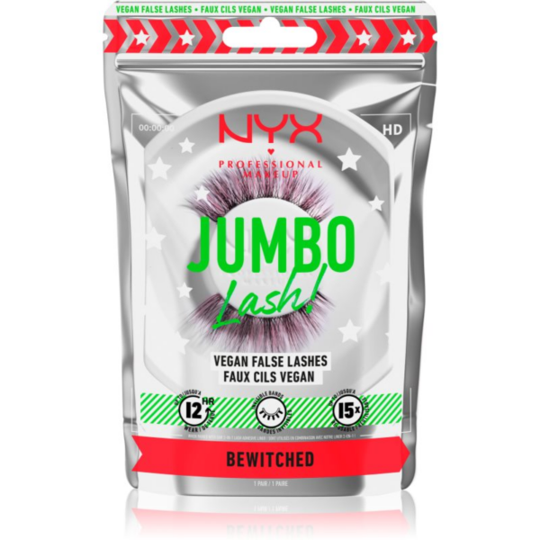 NYX Professional Makeup Halloween Cirque Du Tricks Jumbo Lashes műszempillák típus 02 Bewitched-Ár