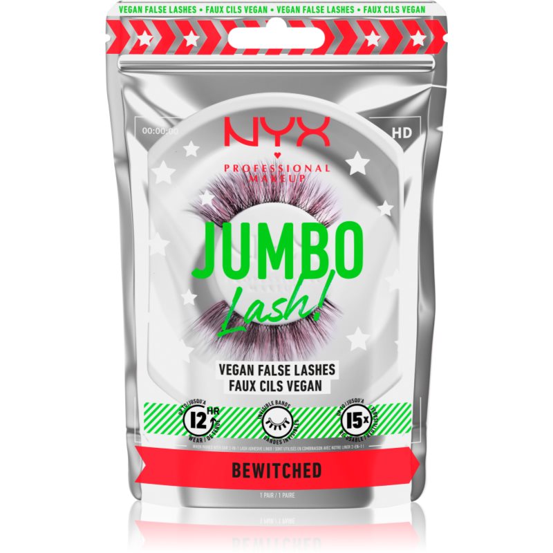 NYX Professional Makeup Halloween Cirque Du Tricks Jumbo Lashes műszempillák típus 02 Bewitched-Ár