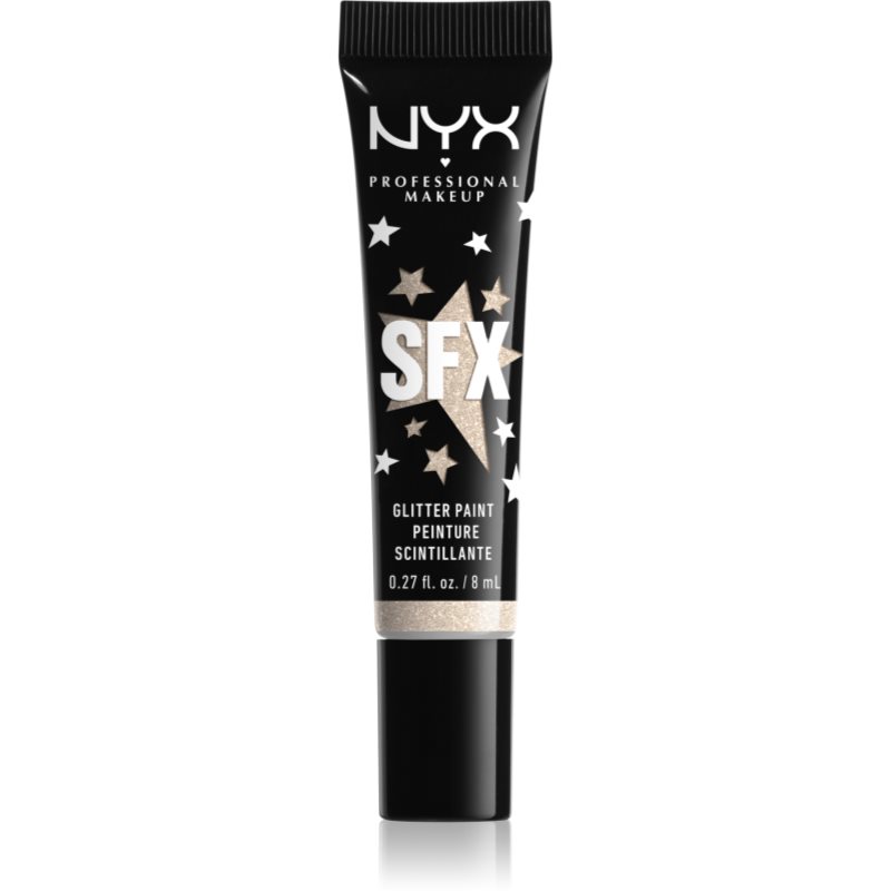 NYX Professional Makeup Halloween Glitter Paint Arc és test csillám árnyalat 01 Graveyard Glam 8 ml-Ár