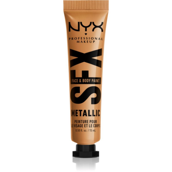 NYX Professional Makeup Halloween SFX Paints krémes szemhéjfesték arcra és testre árnyalat 05 Gold Dusk 15 ml-Ár
