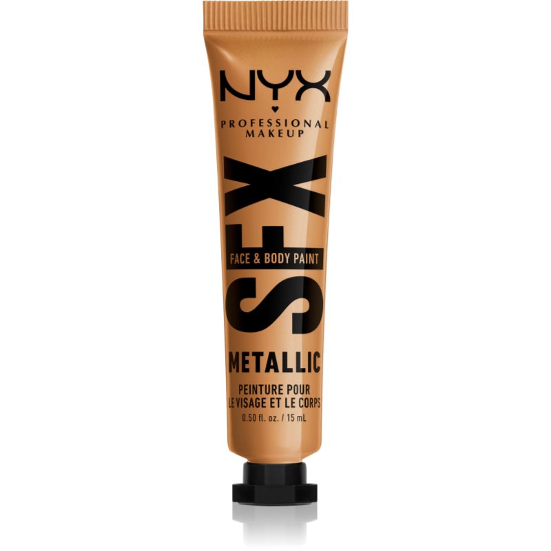 NYX Professional Makeup Halloween SFX Paints krémes szemhéjfesték arcra és testre árnyalat 05 Gold Dusk 15 ml-Ár