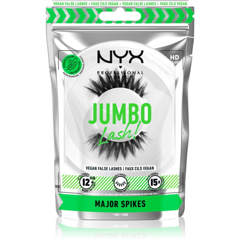 NYX Professional Makeup Jumbo Lash! műszempillák típus 09 Major Spikes 1 pár-Ár
