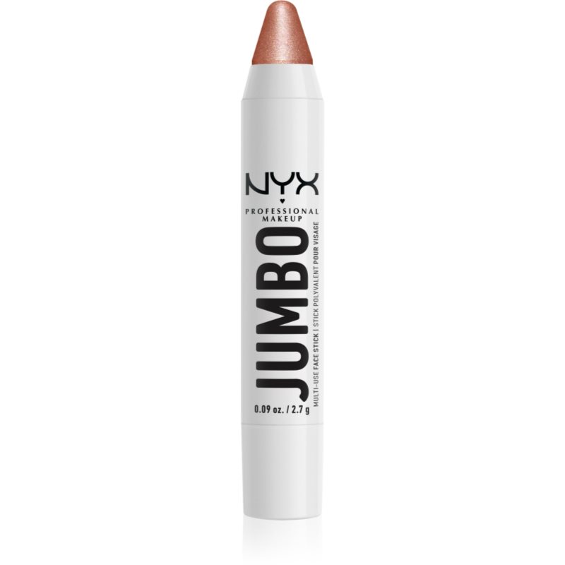 NYX Professional Makeup Jumbo Multi-Use Highlighter Stick krémes élénkítő készítmény ceruzában árnyalat 01 Coconut Cake 2