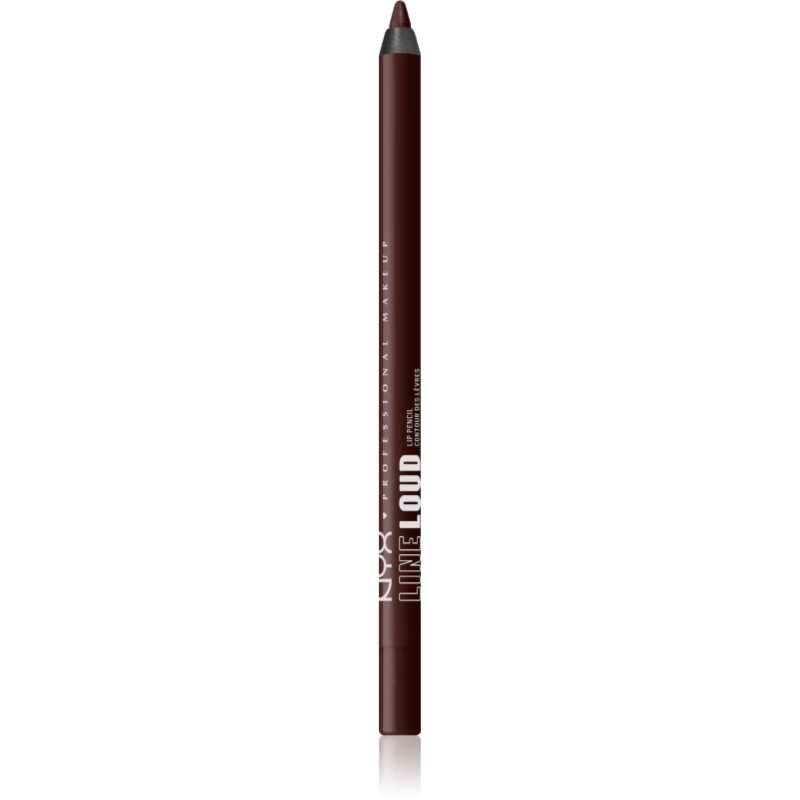 NYX Professional Makeup Line Loud Vegan szájkontúrceruza matt hatással árnyalat 35 - No Wine Ing 1