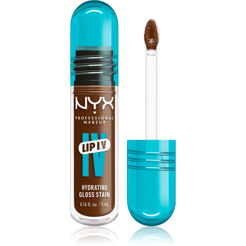 NYX Professional Makeup Lip IV tartós ajakfény hidratáló hatással árnyalat 04 - COCOA QUENCHI 5 ml