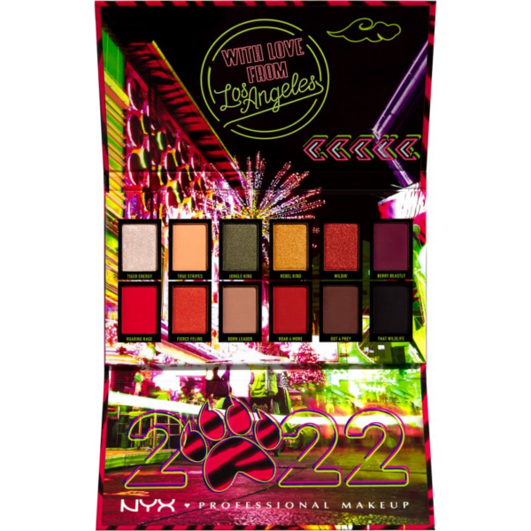 NYX Professional Makeup Lunar New Year 2022 szemhéjfesték paletta 12x0
