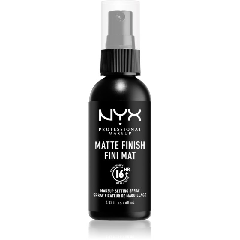 NYX Professional Makeup Makeup Setting Spray Matte fixáló spray 01 Matte Finish / Long Lasting 60 ml-Eredeti