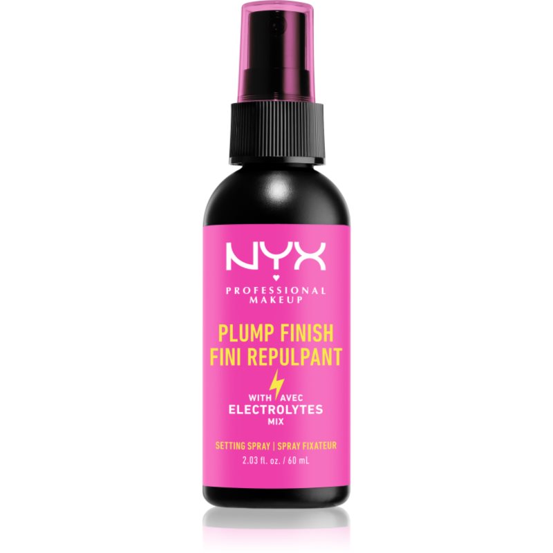 NYX Professional Makeup Plump Finish Setting Spray sminkfixáló spray vitaminokkal 60 ml-Ár