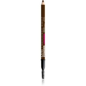 NYX Professional Makeup Powder Louder szemöldök ceruza kefével árnyalat Espresso 1 db