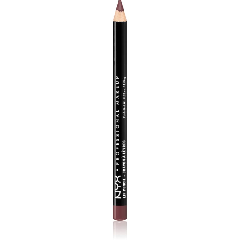 NYX Professional Makeup Slim Lip Pencil ajakceruza árnyalat 809 Mahogany 1 g-Eredeti
