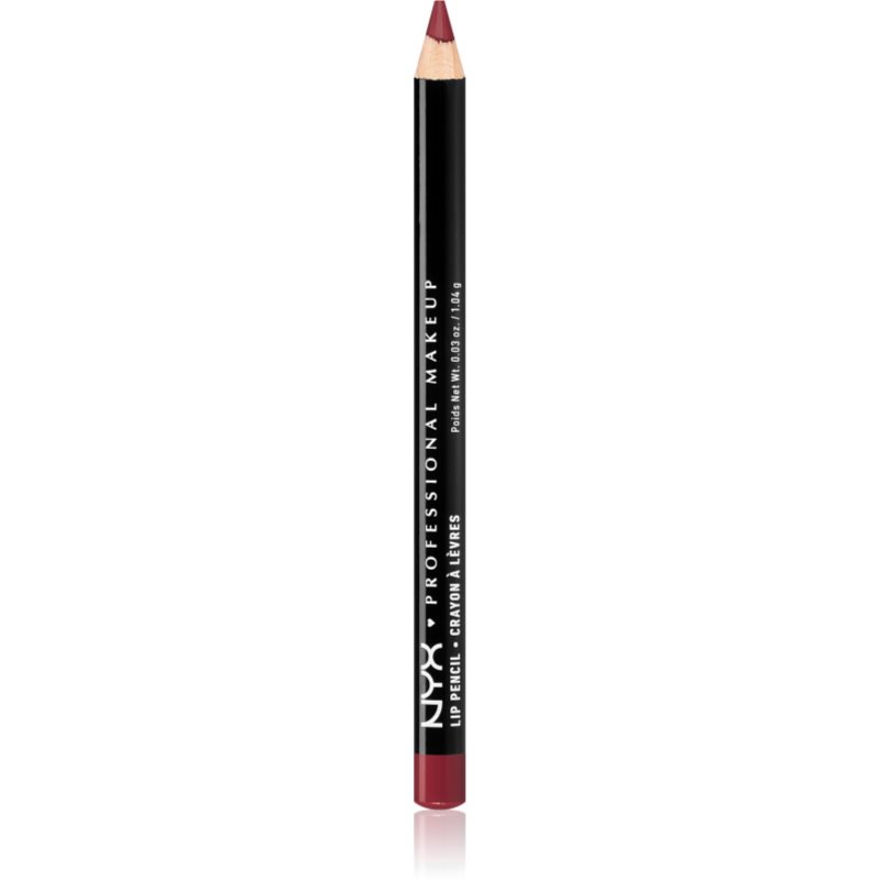 NYX Professional Makeup Slim Lip Pencil ajakceruza árnyalat 817 Hot Red 1 g-Eredeti
