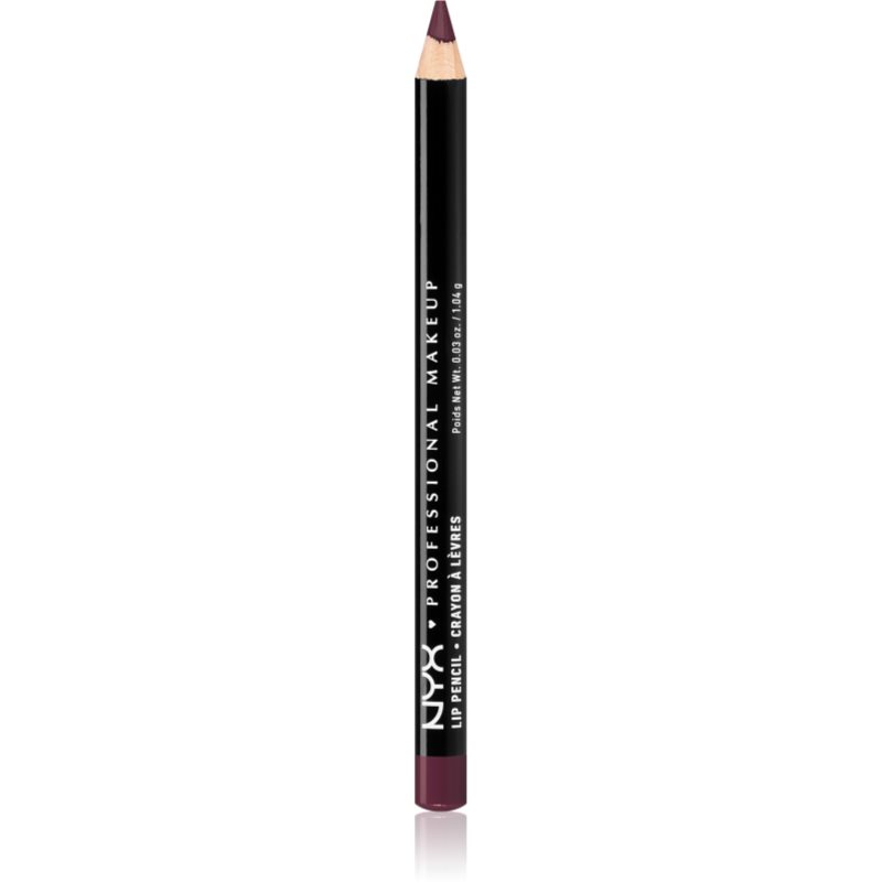 NYX Professional Makeup Slim Lip Pencil ajakceruza árnyalat Prune 1 g-Ár