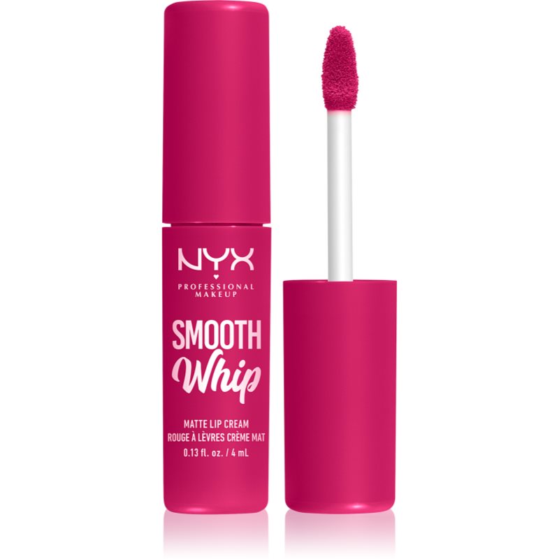 NYX Professional Makeup Smooth Whip Matte Lip Cream bársonyos rúzs kisimító hatással árnyalat 09 Bday Frosting 4 ml-Ár