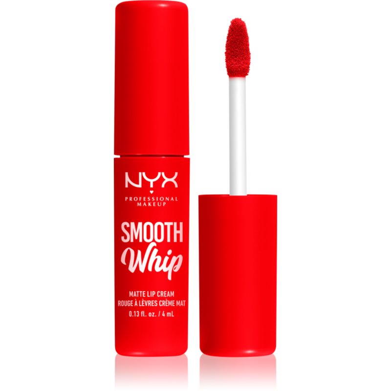 NYX Professional Makeup Smooth Whip Matte Lip Cream bársonyos rúzs kisimító hatással árnyalat 12 Icing On Top 4 ml-Ár