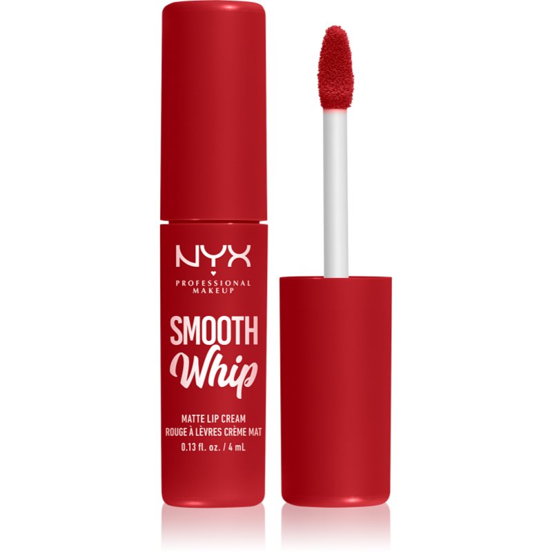 NYX Professional Makeup Smooth Whip Matte Lip Cream bársonyos rúzs kisimító hatással árnyalat 14 Velvet Robe 4 ml-Ár