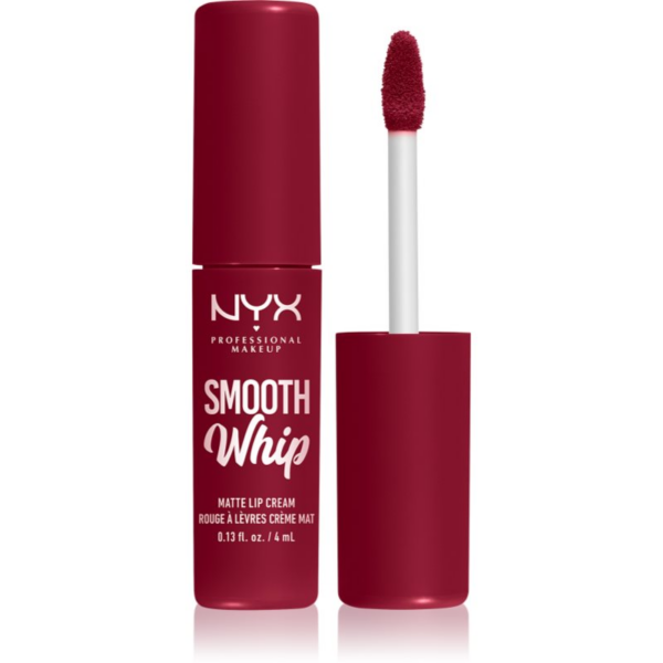 NYX Professional Makeup Smooth Whip Matte Lip Cream bársonyos rúzs kisimító hatással árnyalat 15 Chocolate Mousse 4 ml-Ár