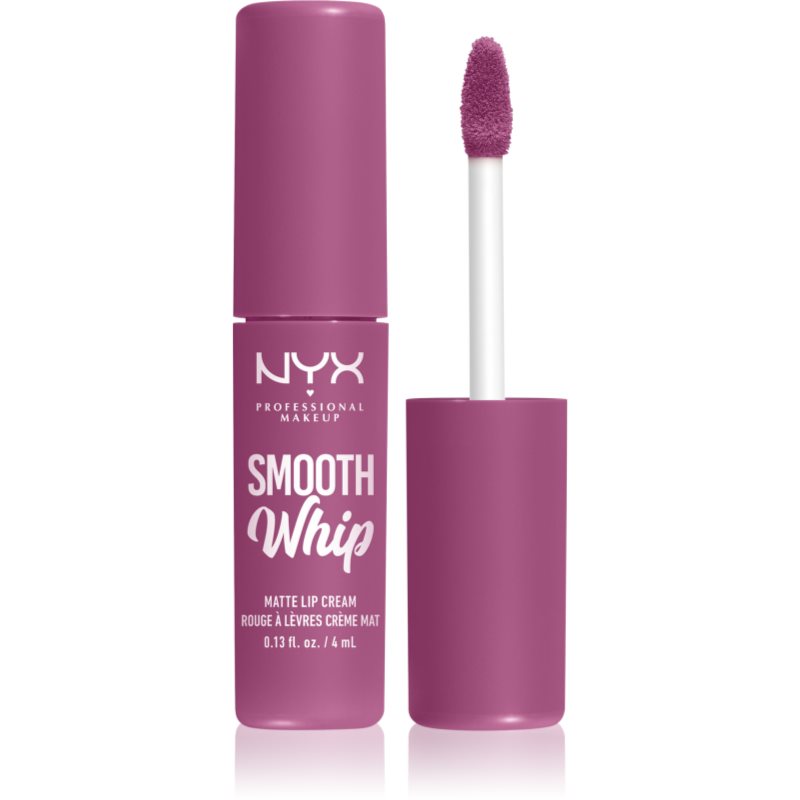 NYX Professional Makeup Smooth Whip Matte Lip Cream bársonyos rúzs kisimító hatással árnyalat 19 Snuggle Sesh 4 ml-Ár