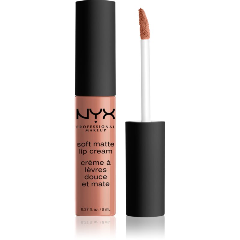 NYX Professional Makeup Soft Matte Lip Cream matt folyékony állagú ajakrúzs árnyalat 09 Abu Dhabi 8 ml-Eredeti