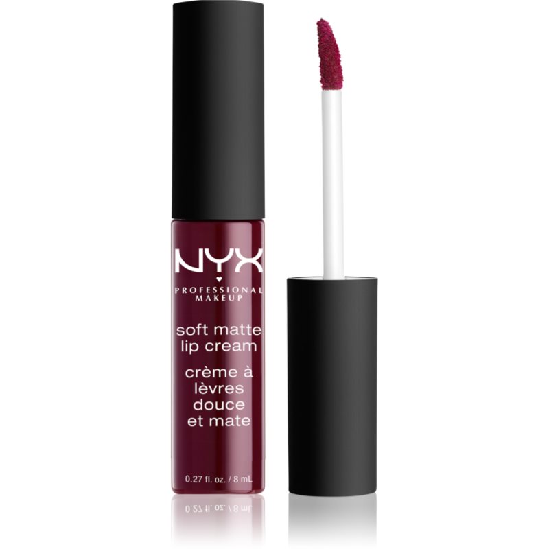 NYX Professional Makeup Soft Matte Lip Cream matt folyékony állagú ajakrúzs árnyalat 20 Copenhagen 8 ml-Eredeti