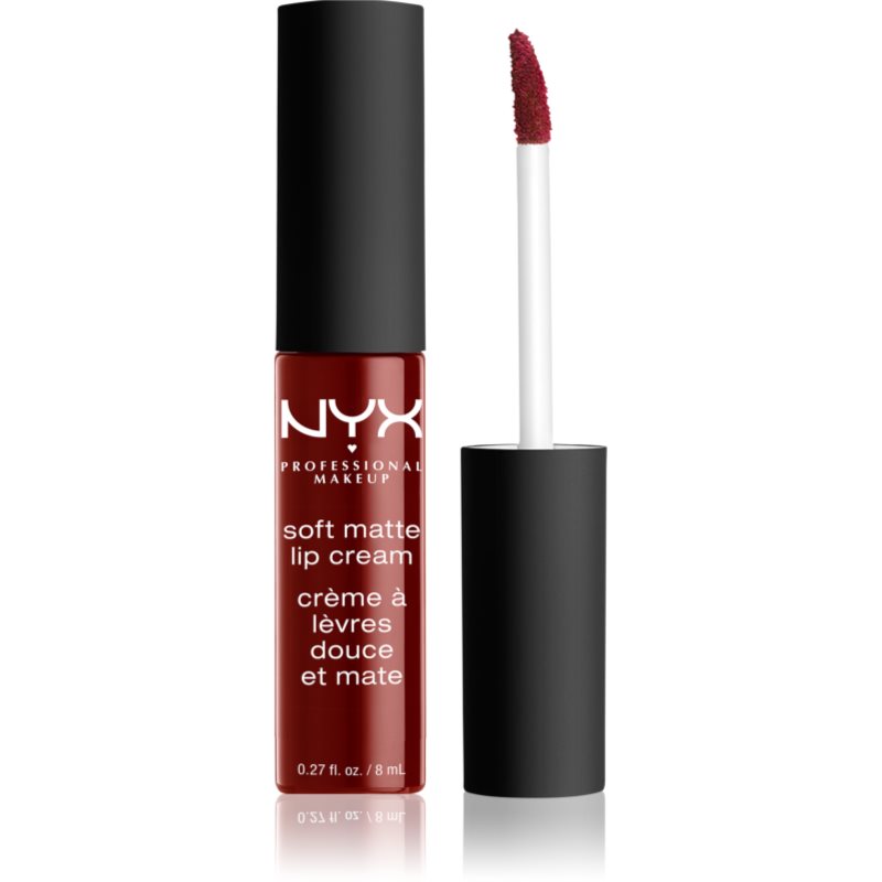 NYX Professional Makeup Soft Matte Lip Cream matt folyékony állagú ajakrúzs árnyalat 27 Madrid 8 ml-Eredeti