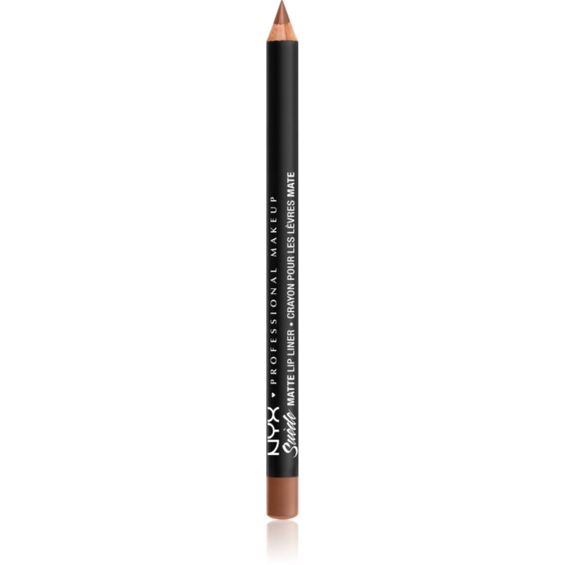 NYX Professional Makeup Suede Matte  Lip Liner Matt ajakceruza árnyalat 04 Soft-Spoken 1 g-Eredeti