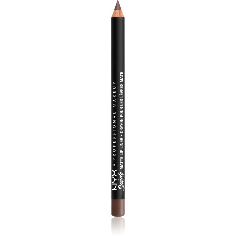 NYX Professional Makeup Suede Matte Lip Liner Matt ajakceruza árnyalat 21 Brooklyn Thorn 1 g-Ár