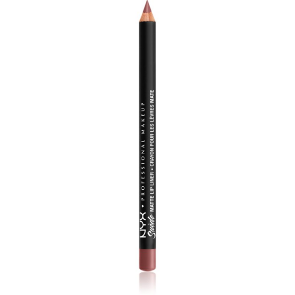 NYX Professional Makeup Suede Matte  Lip Liner Matt ajakceruza árnyalat 25 Whipped Cavier 1 g-Eredeti