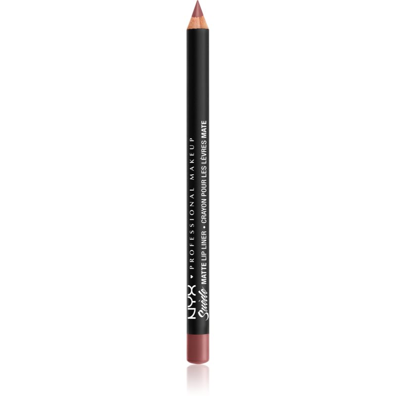 NYX Professional Makeup Suede Matte  Lip Liner Matt ajakceruza árnyalat 25 Whipped Cavier 1 g-Eredeti
