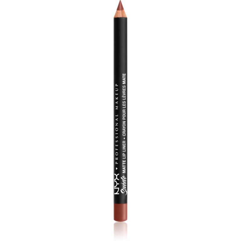 NYX Professional Makeup Suede Matte  Lip Liner Matt ajakceruza árnyalat 34 Alabama 1 g-Eredeti