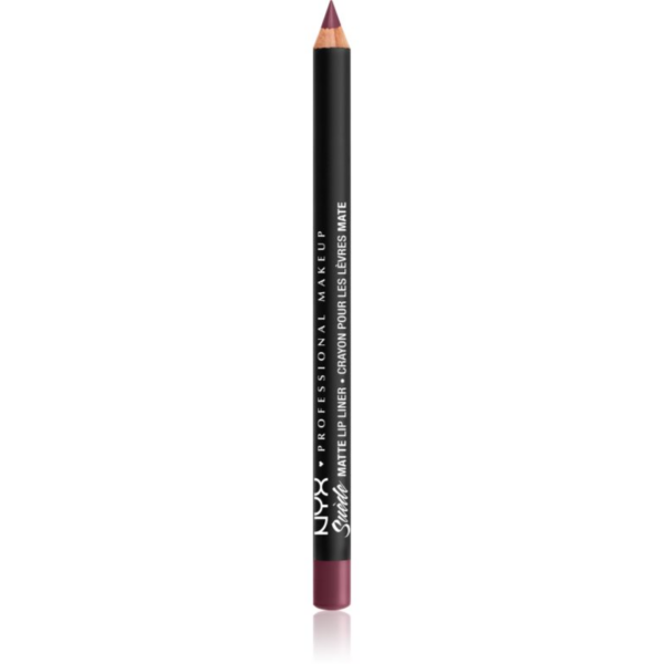 NYX Professional Makeup Suede Matte Lip Liner Matt ajakceruza árnyalat 35 Prune 1 g-Eredeti