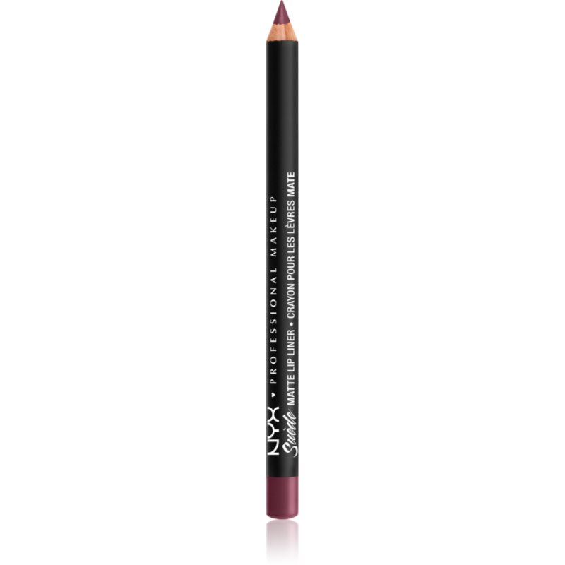 NYX Professional Makeup Suede Matte Lip Liner Matt ajakceruza árnyalat 35 Prune 1 g-Eredeti