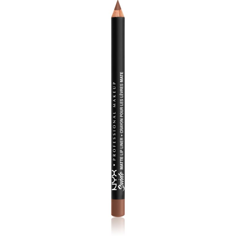 NYX Professional Makeup Suede Matte  Lip Liner Matt ajakceruza árnyalat 41 Cape Town 1 g-Eredeti