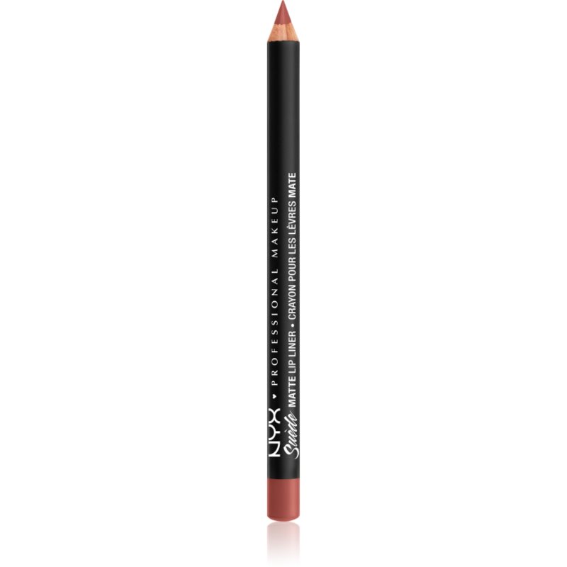 NYX Professional Makeup Suede Matte  Lip Liner Matt ajakceruza árnyalat 47 Kyoto 1 g-Eredeti