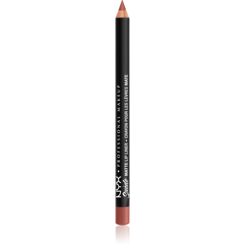 NYX Professional Makeup Suede Matte  Lip Liner Matt ajakceruza árnyalat 52 Free Spirit 1 g-Eredeti