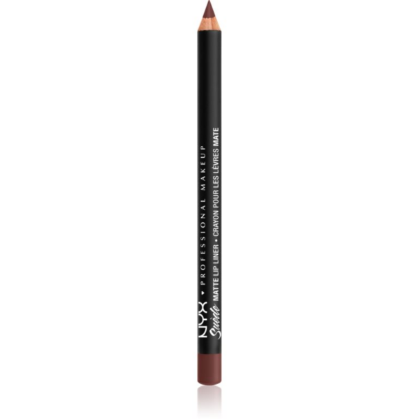 NYX Professional Makeup Suede Matte Lip Liner Matt ajakceruza árnyalat 55 Cold Brew 1 g-Eredeti