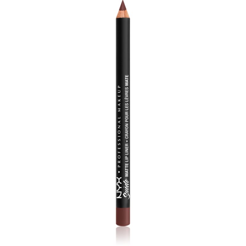 NYX Professional Makeup Suede Matte Lip Liner Matt ajakceruza árnyalat 55 Cold Brew 1 g-Eredeti