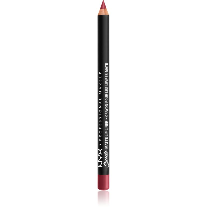 NYX Professional Makeup Suede Matte  Lip Liner Matt ajakceruza árnyalat Cherry Skies 1 g-Eredeti