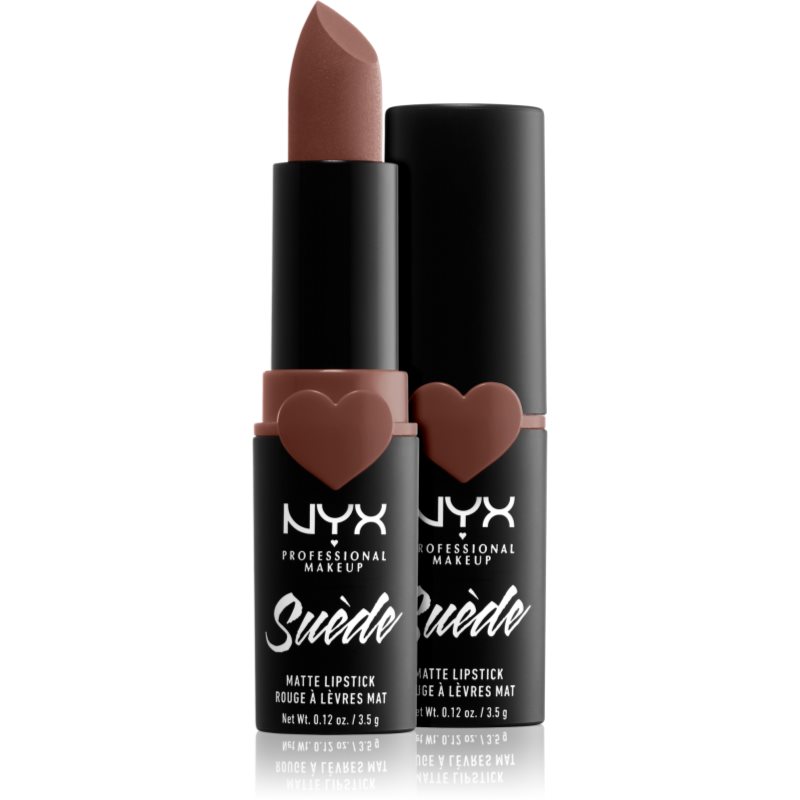 NYX Professional Makeup Suede Matte  Lipstick mattító rúzs árnyalat 04 Free Spirit 3.5 g-Eredeti