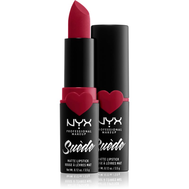 NYX Professional Makeup Suede Matte  Lipstick mattító rúzs árnyalat 09 Spicy 3.5 g-Eredeti