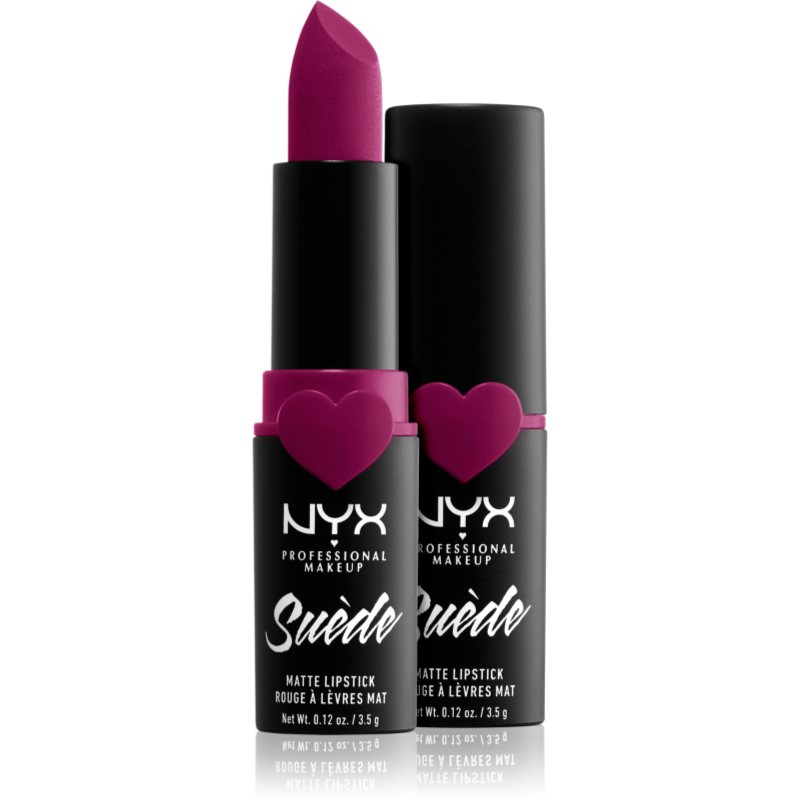 NYX Professional Makeup Suede Matte  Lipstick mattító rúzs árnyalat 11 Sweet Tooth 3.5 g-Eredeti