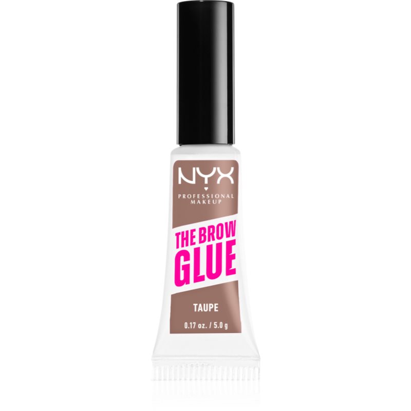 NYX Professional Makeup The Brow Glue szemöldökzselé árnyalat 02 Taupe 5 g-Ár