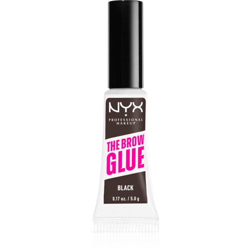 NYX Professional Makeup The Brow Glue szemöldökzselé árnyalat 05 Black 5 g-Ár