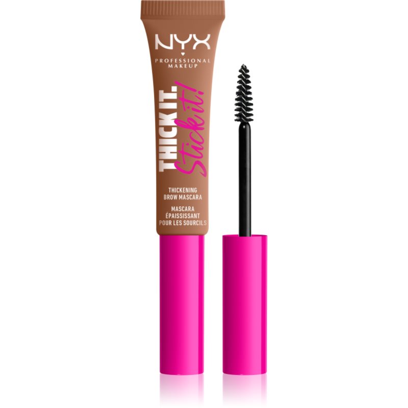 NYX Professional Makeup Thick it Stick It Brow Mascara szemöldök és szempillaspirál árnyalat 03 Auburn 7 ml-Ár