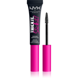 NYX Professional Makeup Thick it Stick It Brow Mascara szemöldök és szempillaspirál árnyalat 08 - Black 7 ml-Ár