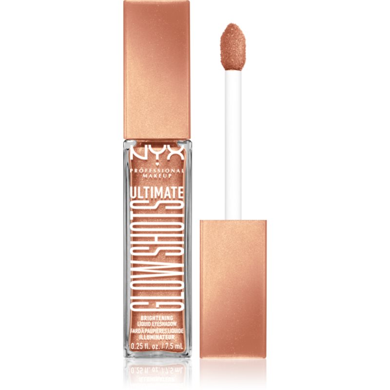 NYX Professional Makeup Ultimate Glow Shots Folyékony csillámos szemhéjfesték árnyalat 08 Twisted Tangerine 7