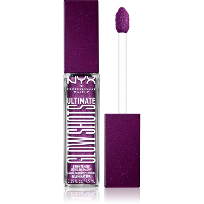 NYX Professional Makeup Ultimate Glow Shots Folyékony csillámos szemhéjfesték árnyalat 20 Feelin' Grape 7