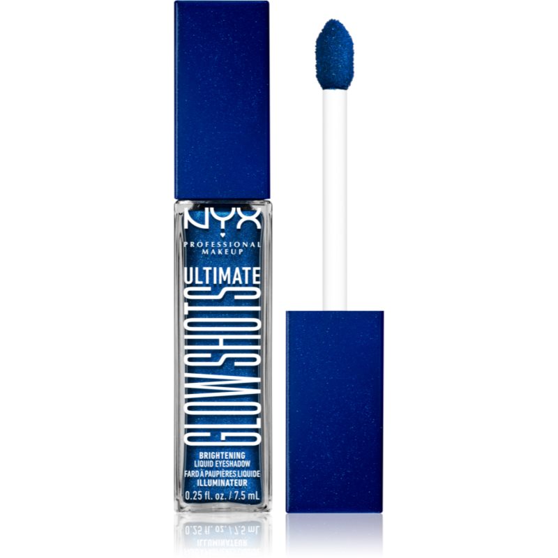 NYX Professional Makeup Ultimate Glow Shots Folyékony csillámos szemhéjfesték árnyalat 21 Blueberry Bank 7