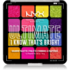 NYX Professional Makeup Ultimate Shadow Palette szemhéjfesték árnyalat I Know That's Bright 16 db-Ár